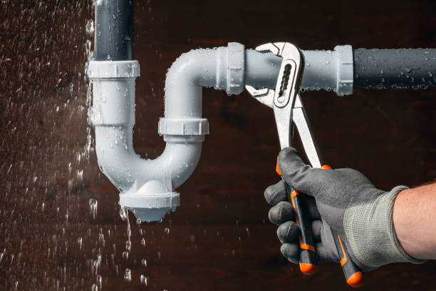 Professional Pipe Repair technician working in Lake Mills, WI